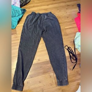 Grayish black Pink sweatpants XS